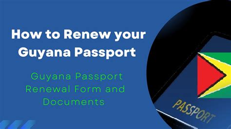 Guyana Renewal Passport Form Printable - Printable Forms Free Online