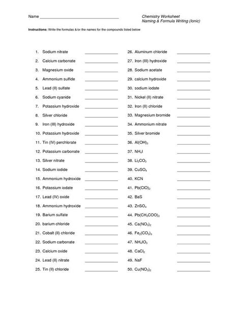 bonding and chemical formulas worksheet | Kid Worksheet Yote