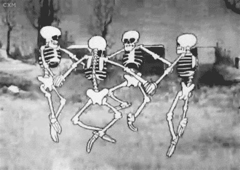 skeleton dance on Tumblr