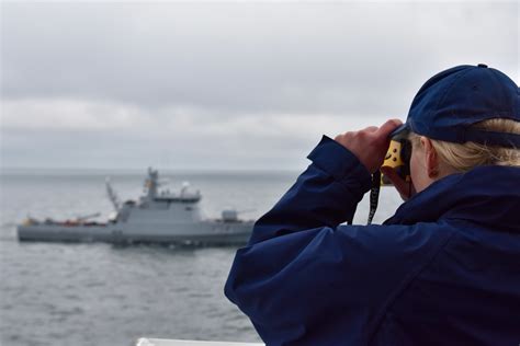 DVIDS - Images - USCGC Hamilton conducts at-sea engagements with ...