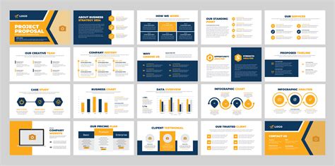 Project Proposal Template and Clean Business Proposal Slide Design 23362120 Vector Art at Vecteezy