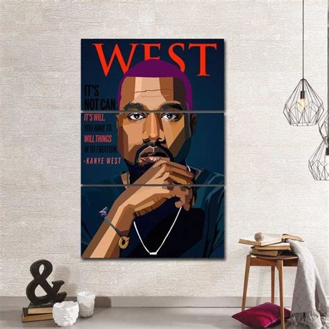 Kanye West Quotes Canvas Giclee Print Painting Picture Wall | Etsy | Canvas quotes, Canvas ...