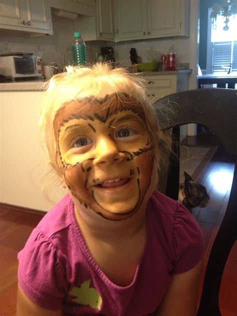 Monkey face paint Monkey Face Paint, Face Painting, In Ear Headphones, Halloween, Over Ear ...