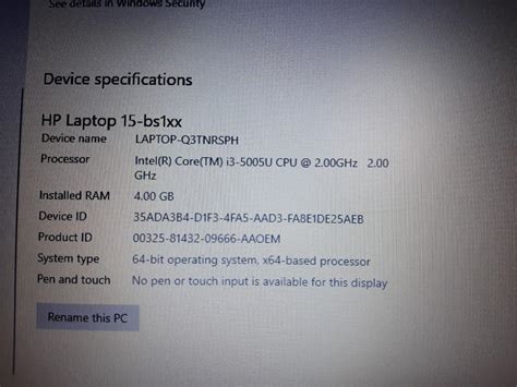 HP LAPTOP 15-bs1xx (RUSH), Computers & Tech, Laptops & Notebooks on ...