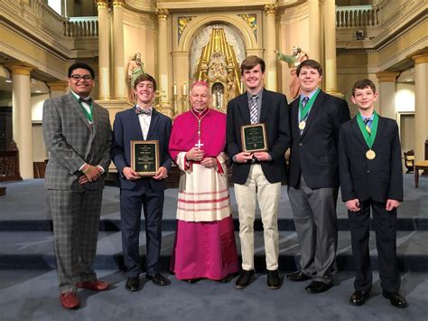 Five Holy Cross Students Receive Archdiocese Awards | Holy Cross School