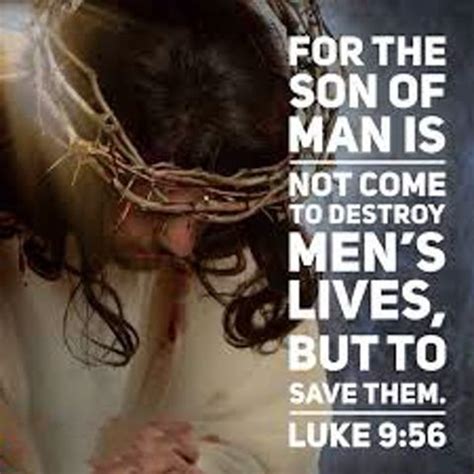 Luke 9:56 | Luke 9, Gospel of luke, The son of man