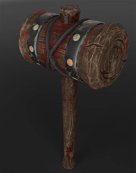 ArtStation - Stylised Wooden Hammer