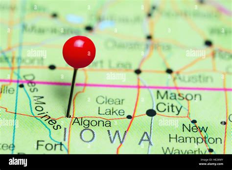 Map of algona hi-res stock photography and images - Alamy