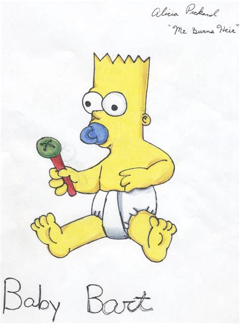 From the Simpsons - Baby Bart by Wildnature03 on DeviantArt