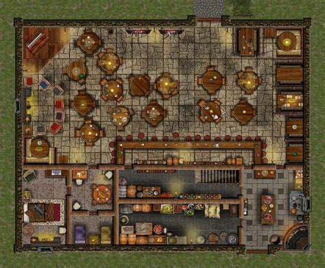 Dd Tavern Map - Maping Resources