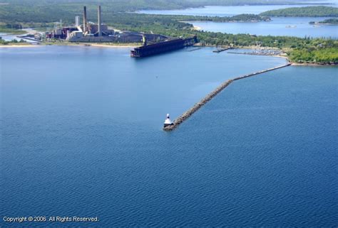 Presque Isle Breakwater Lighthouse, Marquette, Michigan, United States