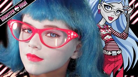 Ghoulia Yelps Monster High Doll Halloween Costume Makeup - YouTube