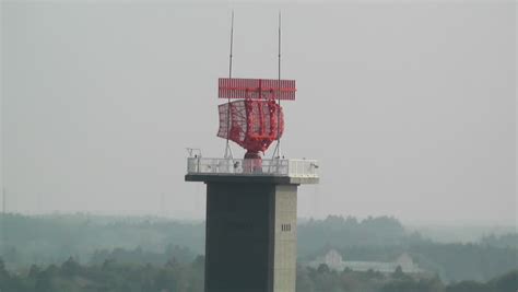 Airport Radar Tower Stock Footage Video 2471099 - Shutterstock