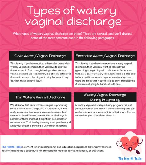 💖 Watery Vaginal Discharge: Causes, Symptoms and Treatment