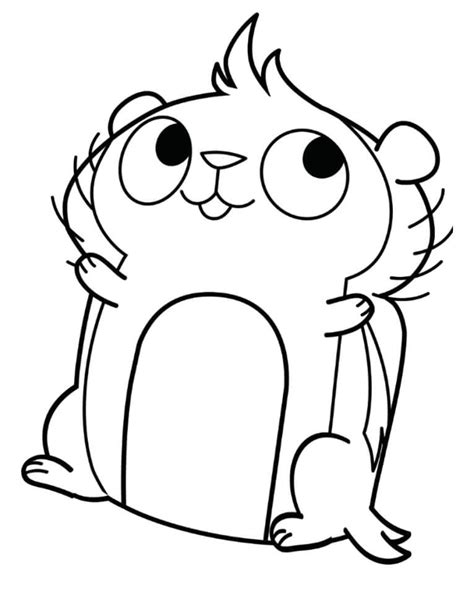 Fur Blur from Hero Elementary Coloring Page - Free Printable Coloring ...