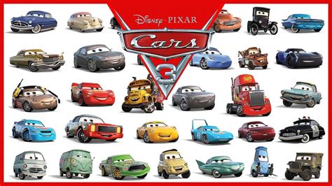 Disney Pixar Cars 3 All Characters Cars 2017 | Disney cars wallpaper ...