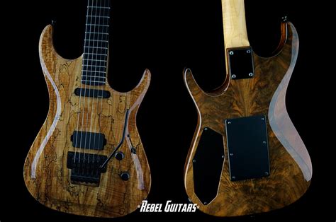 Preowned Zion Classic in Spalted Maple | Rebel Guitars