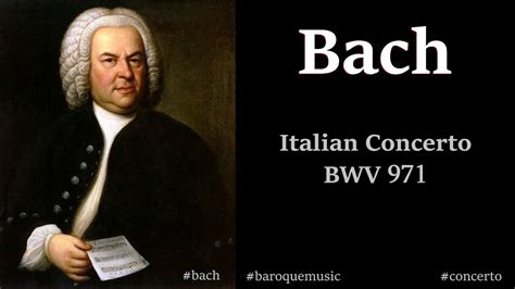 Bach - Italian Concerto, BWV 971 - YouTube