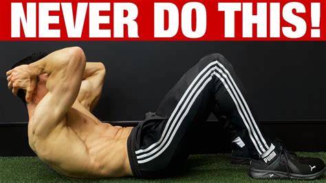 NEVER DO CRUNCHES LIKE THIS | 10 Most Common Mistakes! - YouTube