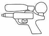 Kids Gun Coloring Page Pages sketch template