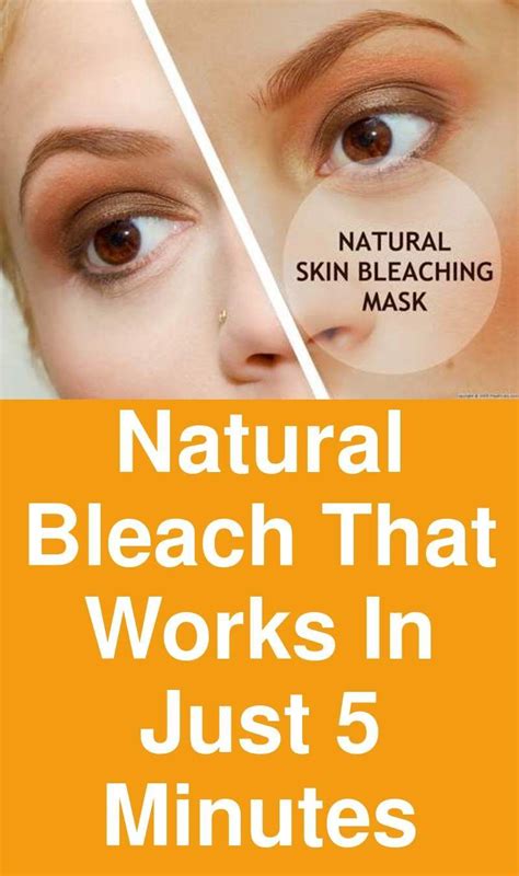 Natural bleach that works in just 5 minutes | Natural bleach, Skin lightening diy, Skin bleaching