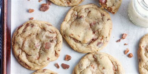 Chocolate Chip Skor Bar Cookies - My Recipe Magic