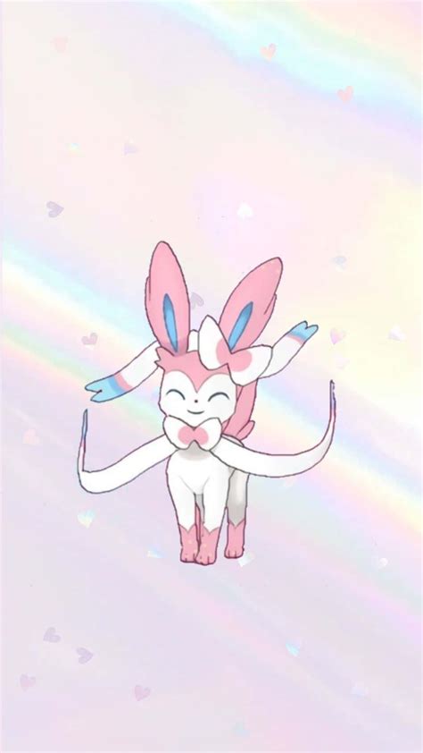 Eevee Evolutions With Sylveon Wallpaper