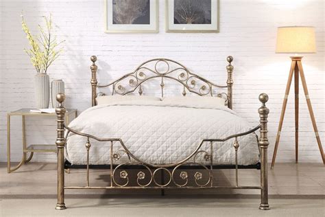 Metal Frame Beds | Industrial Beds | Bed frame with mattress, Vintage ...