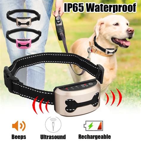 Chongaitai Anti Bark Electric Dog Collar Control Train Waterproof ...