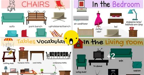 Types of Furniture: Useful Furniture Names with Pictures • 7ESL