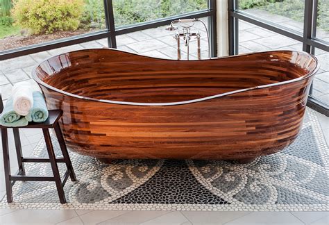 Luxury Bath Tubs Meets Exotic & Beautiful Woodworking | ICONIC LIFE