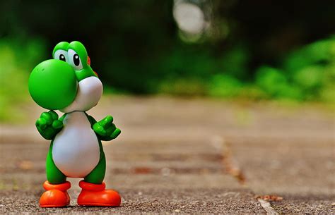 Online crop | HD wallpaper: Super Mario Yoshi figure, super mario world ...