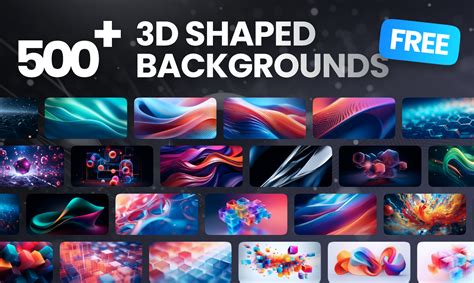 500+ FREE 3D Backgrounds of Abstract Mesh Shapes | Figma