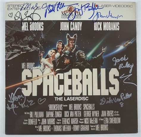 Lot Detail - Spaceballs : Cast Signed Laserdisc Cover (BAS/ Beckett Guaranteed)