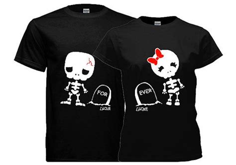 Couple T-shirt - his and hers, Halloween theme. Great gifts for couples on Etsy, $30.00 | Camisa ...