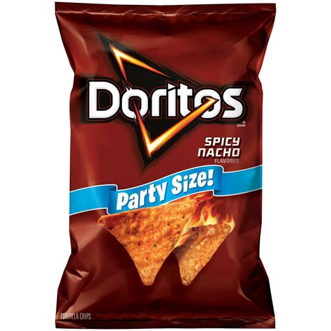 Doritos Spicy Nacho Flavored Tortilla Chips, 16 Oz. - Walmart.com - Walmart.com