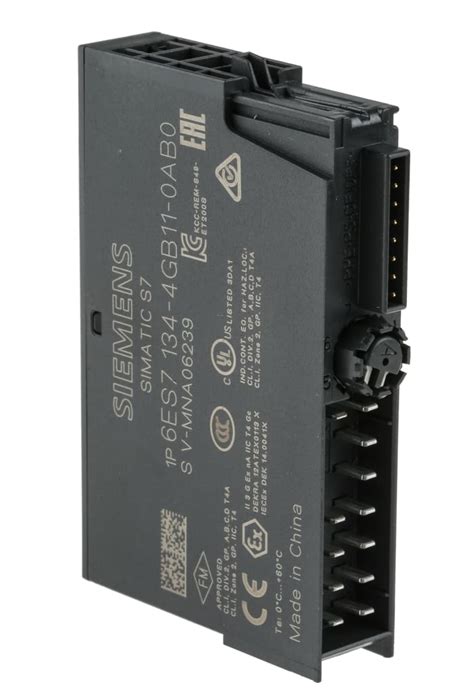 6ES7134-4GB11-0AB0 Siemens | Siemens - PLC I/O Module for use with SIMATIC ET 200S Series, 81 x ...