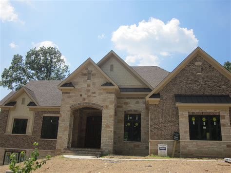 Stone and Brick for exterior | Exterior brick, House exterior, Ranch house