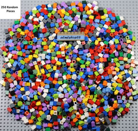 LEGO - 1x1 Basic Bricks Assorted Classic Trans Colors Mosaic Bulk Lot ...