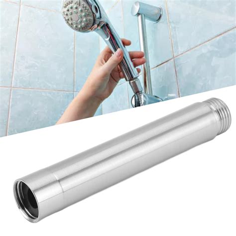 Shower Extension Tube Stainless Steel Shower Head Extender For Bathroom ...