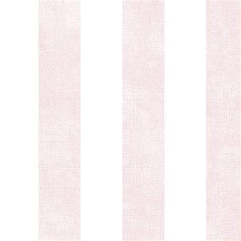 ST36935 l Light Pink and White Vertical 2.5in Stripe with Texture Prepasted Wallpaper