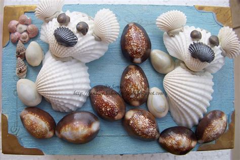 Cards and Crafts : Shell Art and Craft- Altered Project