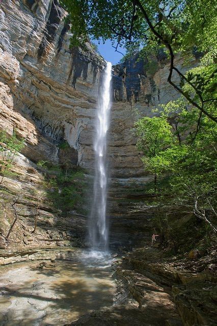 Hemmed-In Hollow, Buffalo River. Hemmed-In-Hollow Falls is a single drop waterfall located ...