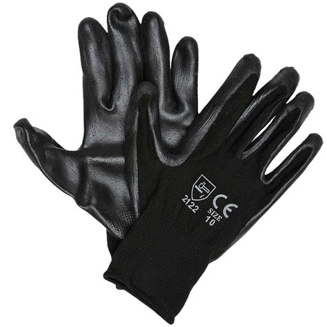 Black Nitrile Coated Gloves – Notus General Supply and Trading Company