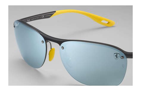 Ray-Ban Scuderia Ferrari Collection Rb4302m in Grey; Grey,Yellow/Silver ...