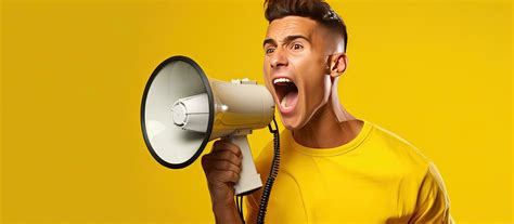 Man Megaphone Stock Photos, Images and Backgrounds for Free Download