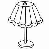 Lamp Coloring Pages sketch template