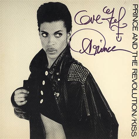 Prince Signed Kiss Album - Artist signed collectibles and gifts