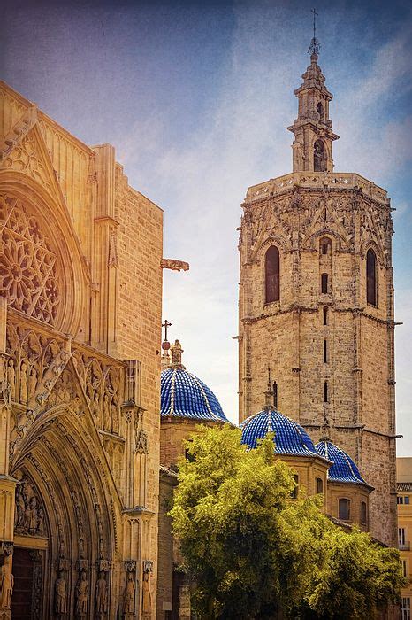 Valencia Spain 15th Century Cathedral and Bell Tower | Valencia ...