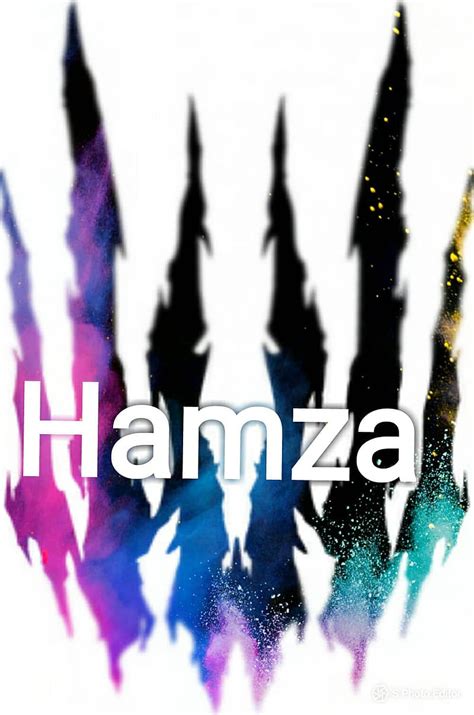 Hamza, name, space, HD phone wallpaper | Peakpx